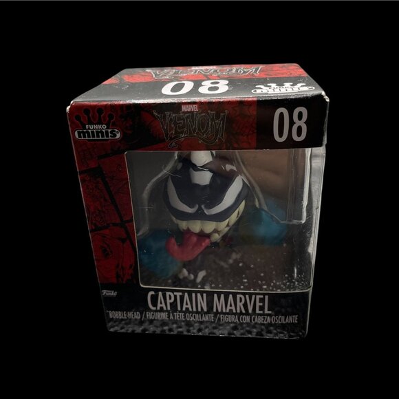 Funko Minis Bobble-Head – Venomized Captain Marvel (#08) 3" Figure - Picture 1 of 6